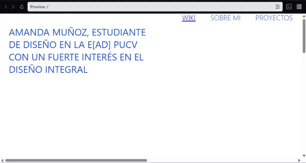 Banner presentación index maqueta code pen